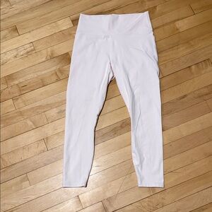 Fabletics Pale Pink High-Rise Leggings